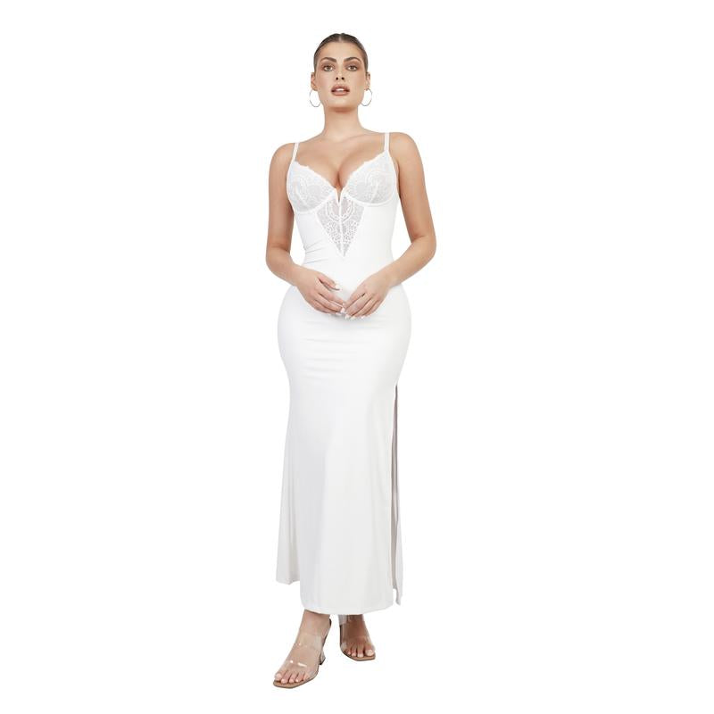 Popilush Built-In Shapewear Lace Dress or Lace Wide-Leg Jumpsuit