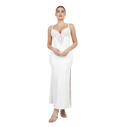 Popilush Built-In Shapewear Lace Dress or Lace Wide-Leg Jumpsuit
